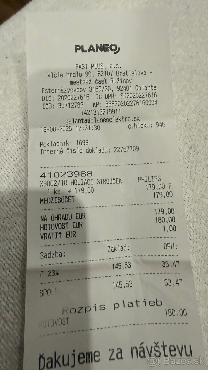 Holiaci strojcek Philips - 6