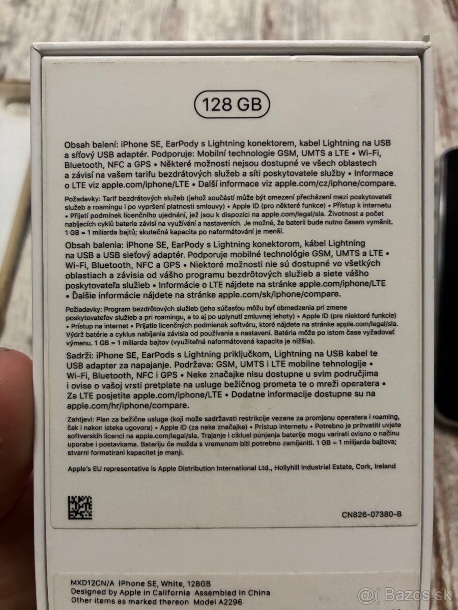 iPhone SE 2020 White 128GB - 6