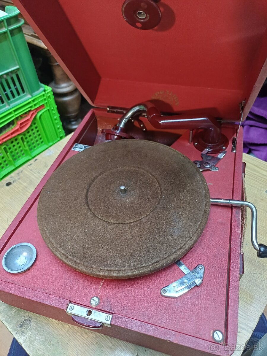 Predám starožitný gramafon - 6