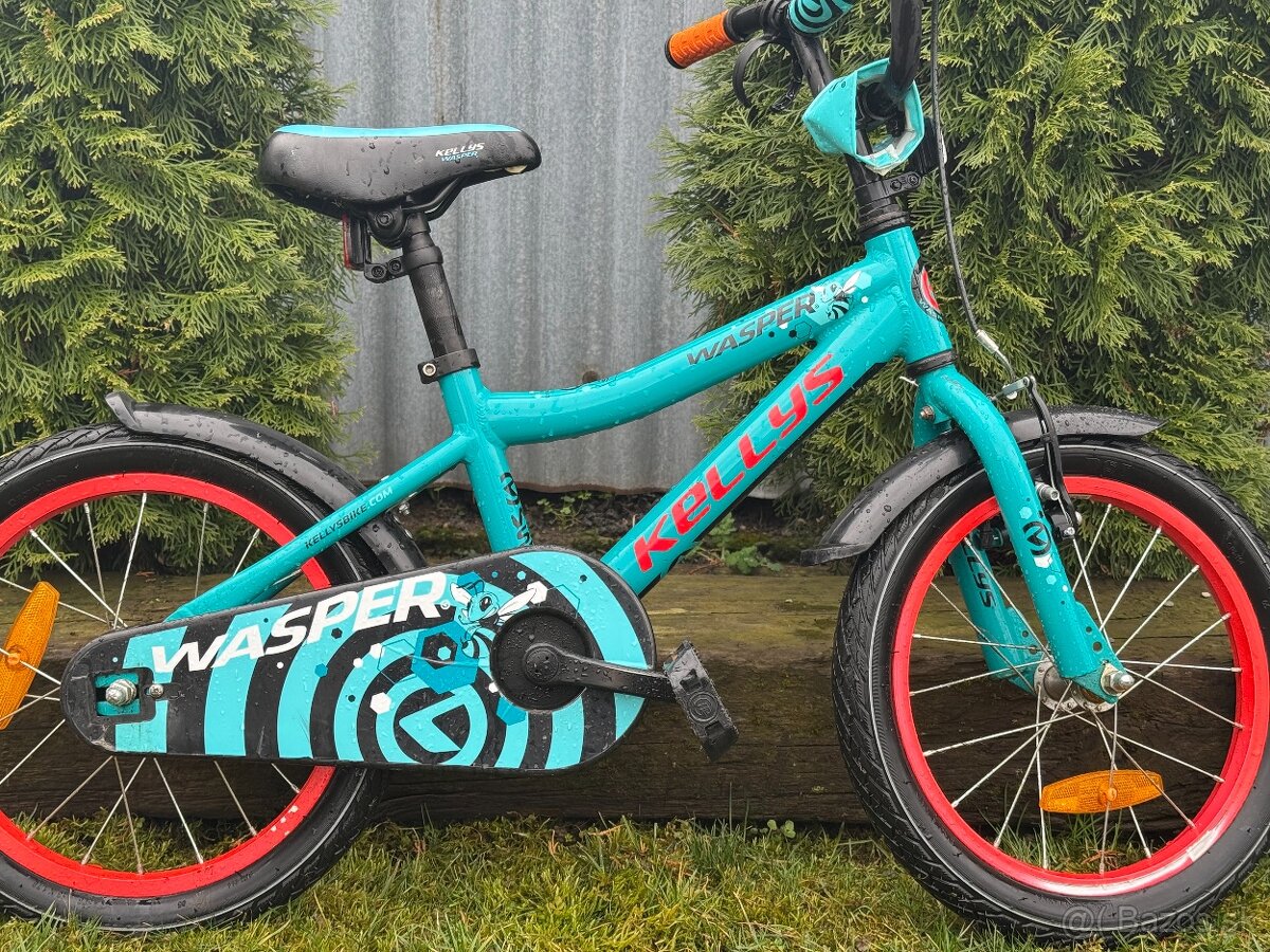 Detský bicykel 16" Kellys Wasper modrý - 6