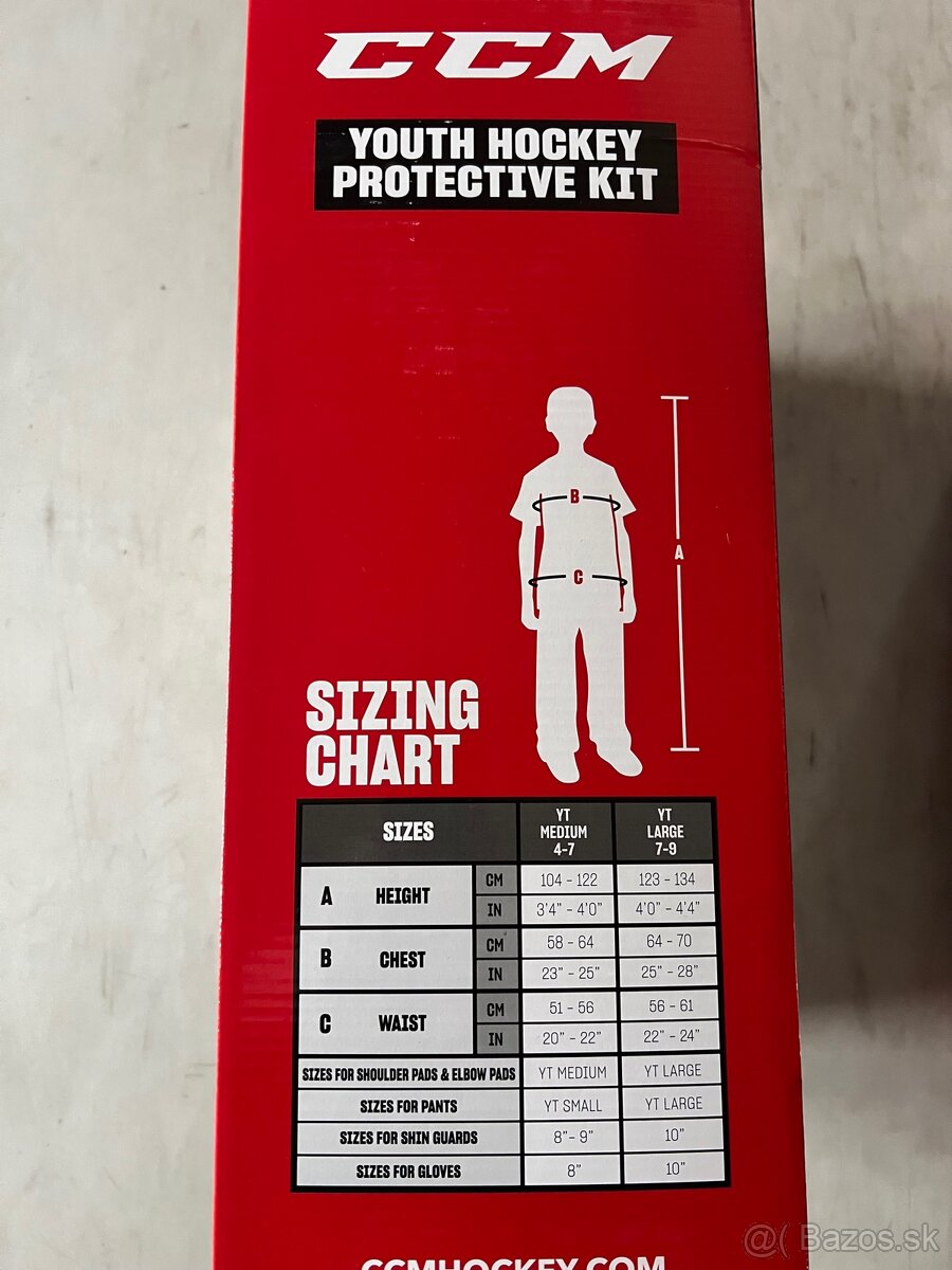 Predám detský hokejový set CCM Starter Kit - 6