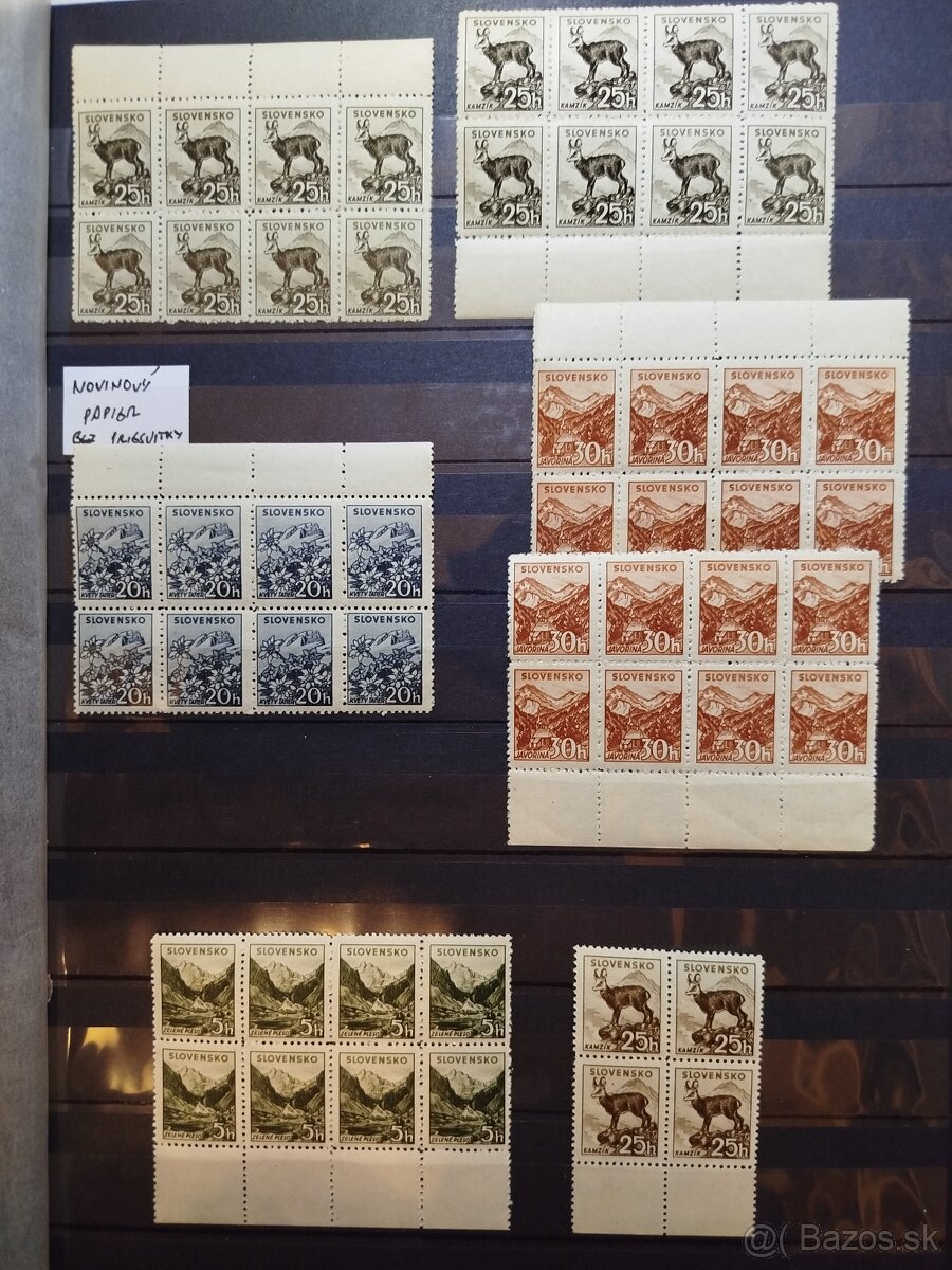 Slovenský štát - partia známok - 6