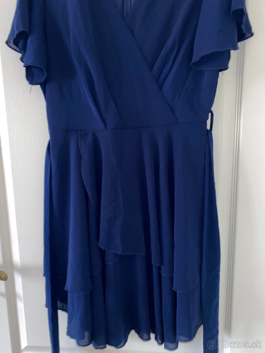 Shein tmavomodre saty velkost M - 6