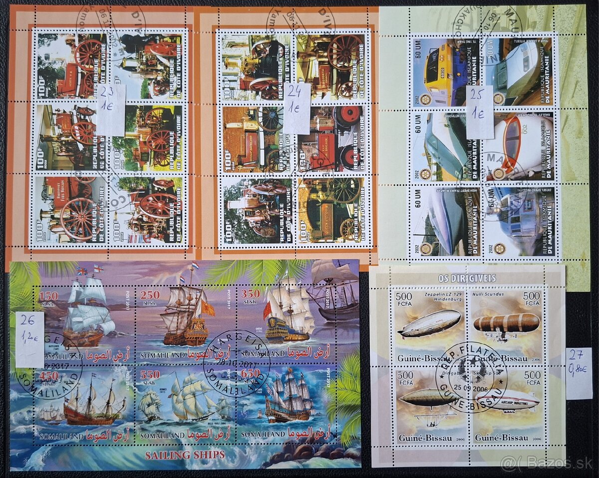 Postove znamky 4 (98poloziek) - 6