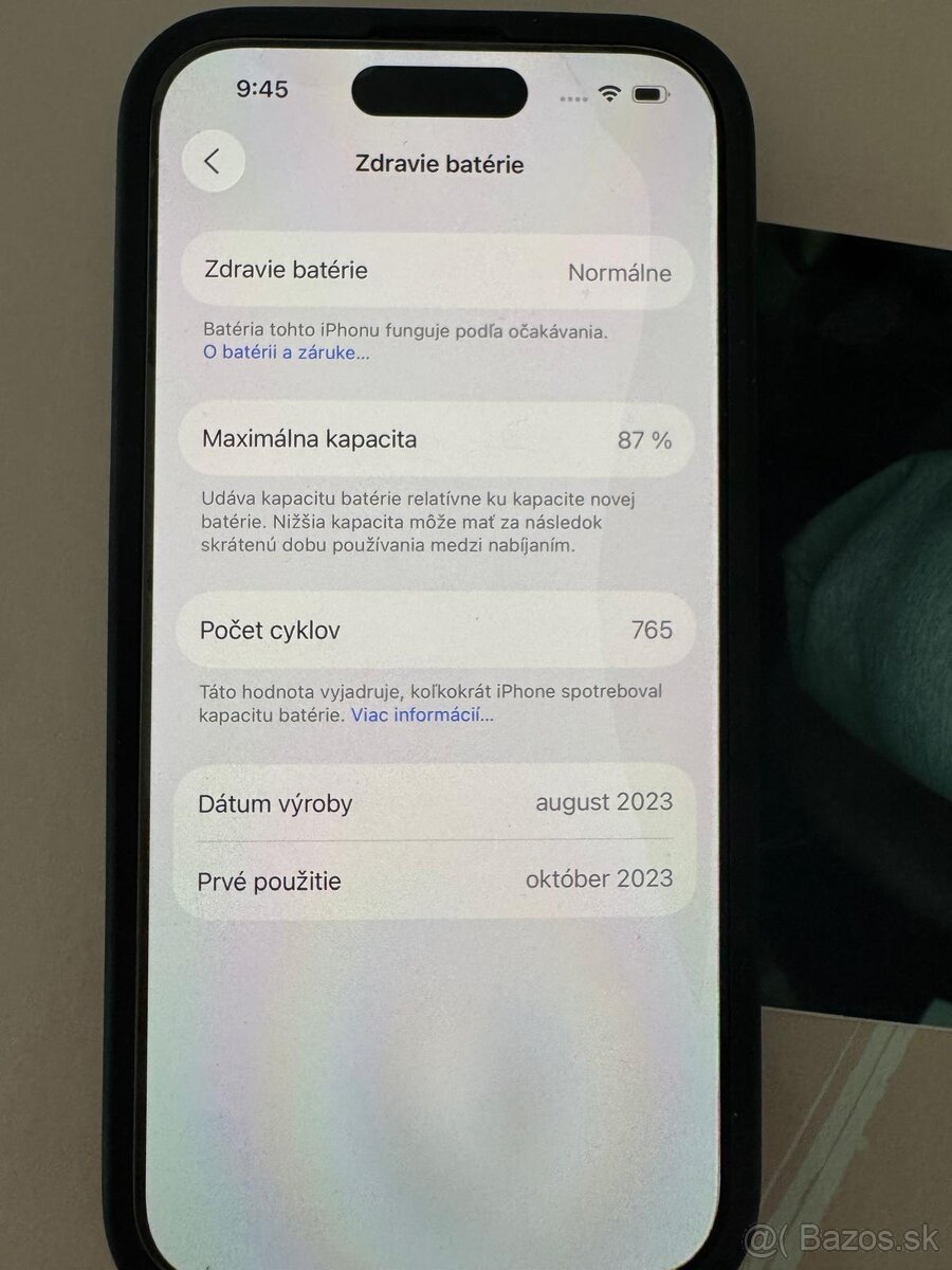 Predam iphone 15 PRO 1TB - TOP STAV - 6