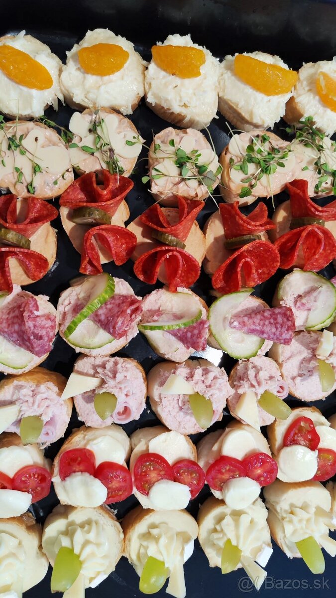 Studené misy, jednohubky,kanapky - 6