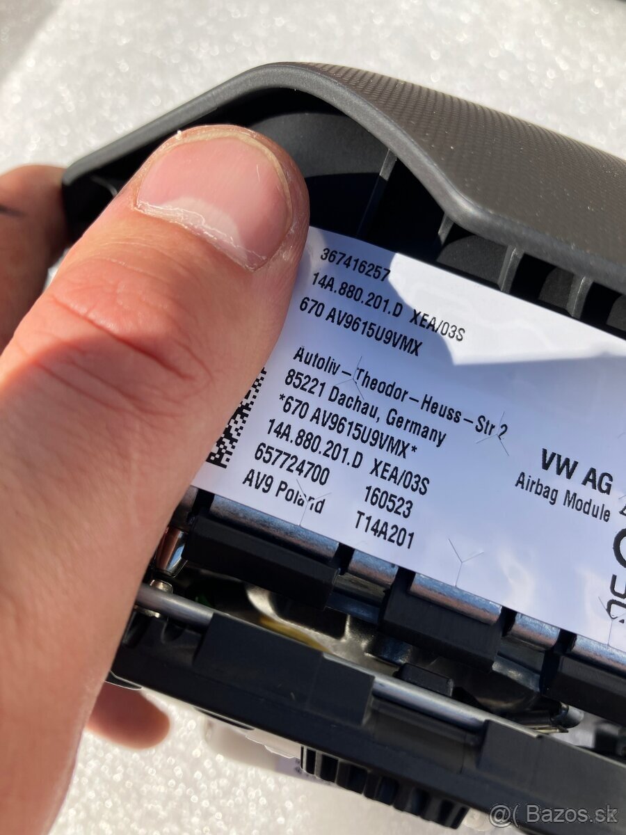 airbag ridice vw PASSAT b8 polo t6.1 t7 caddy - 6