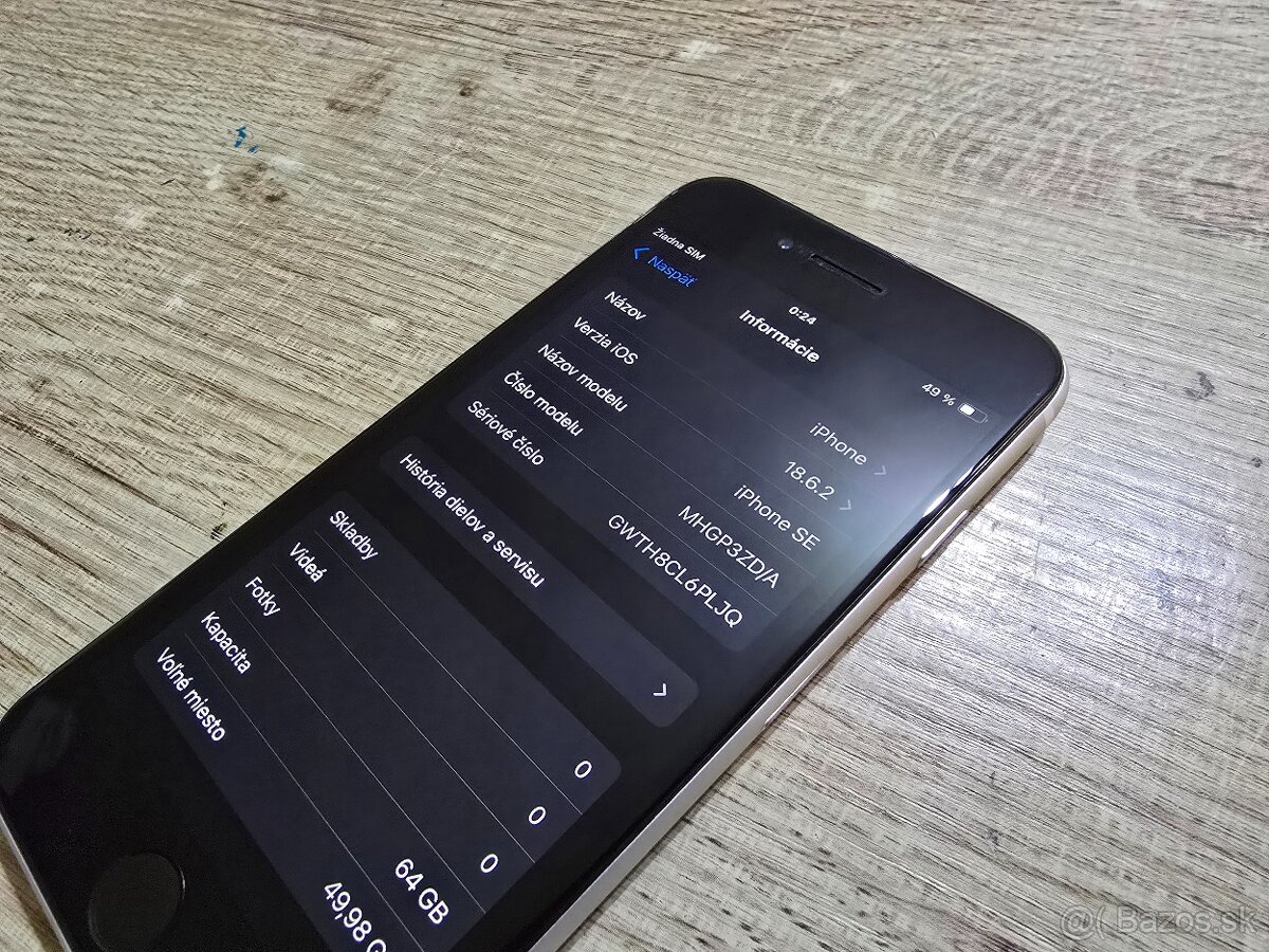 Iphone SE2020 biely plnefunkcny na displeji nieje ani jeden - 6