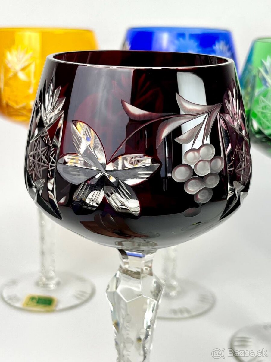 Krištáľové poháre na víno Lausitzer - 6