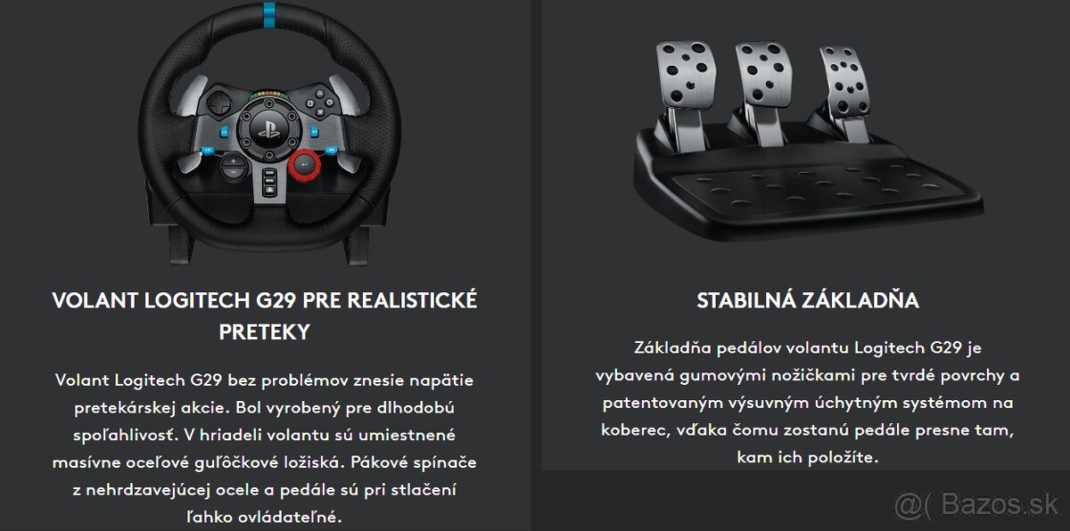 Volant Logitech G29 Driving Force pre PS3, PS4, PS5, PC + pe - 6