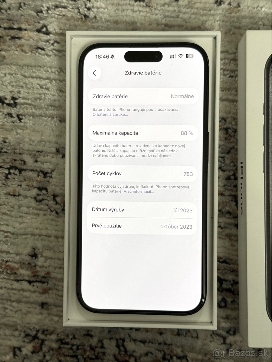 iPhone 15 pro 256GB, Black Titanium - 6