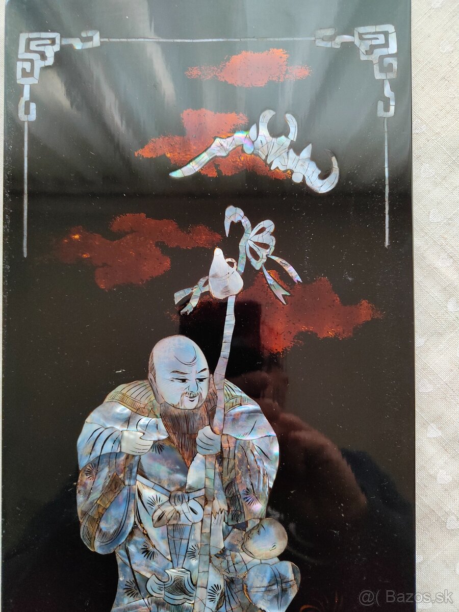 2 vietnamské perleťové obrazy - 6