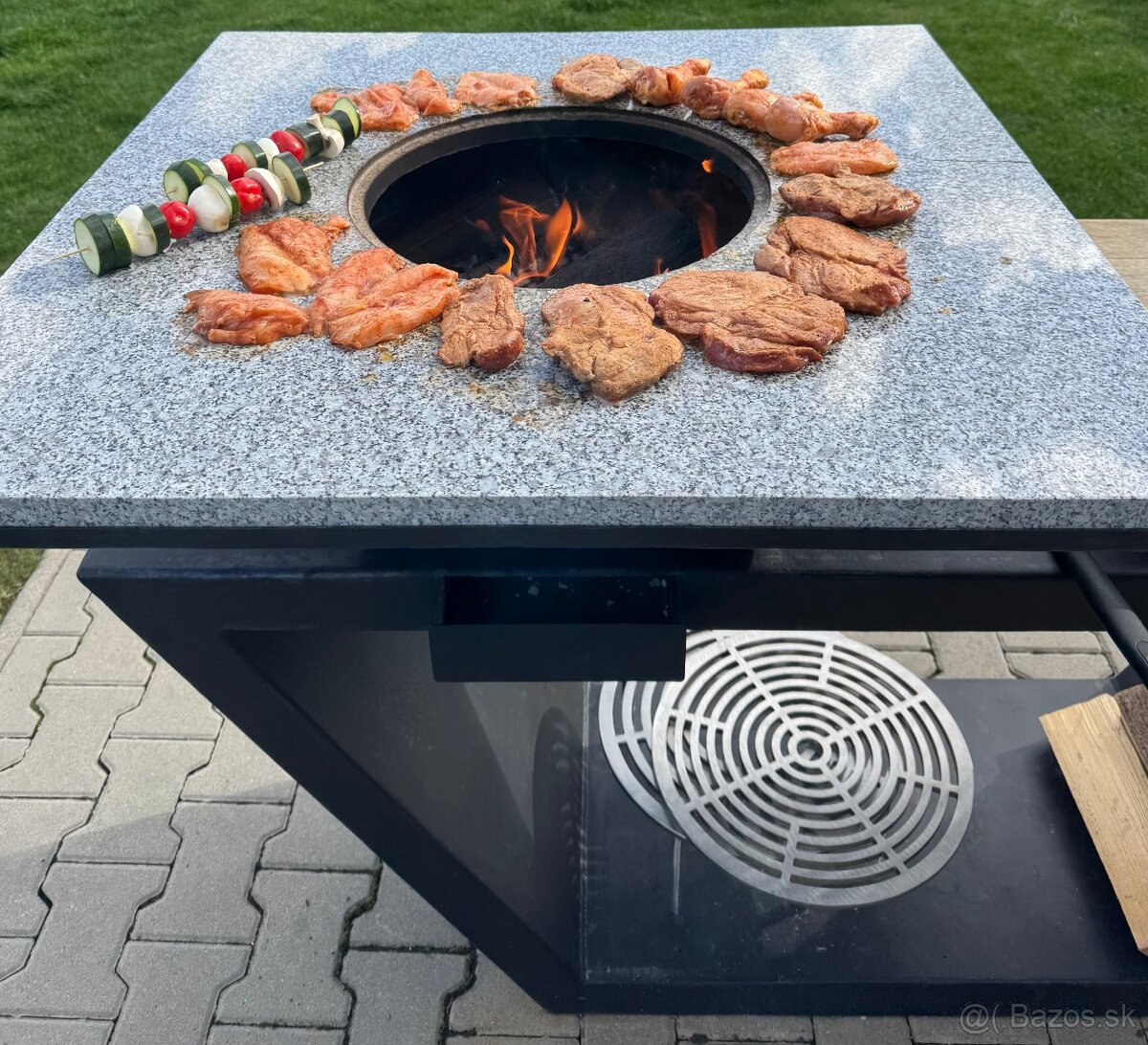 Masívny železný gril - 6