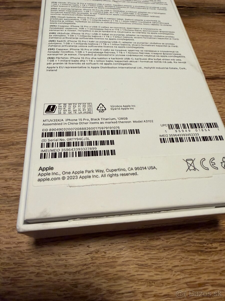 Iphone 15Pro 128 Gb - nový - 6