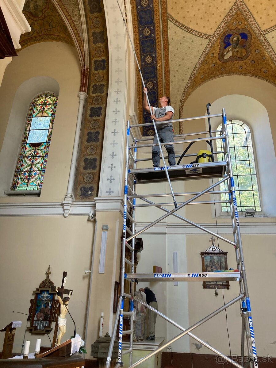 Pojazdné hliníkové lešenie. 75 x 200 / 8,50m DOPRAVA ZDARMA - 6