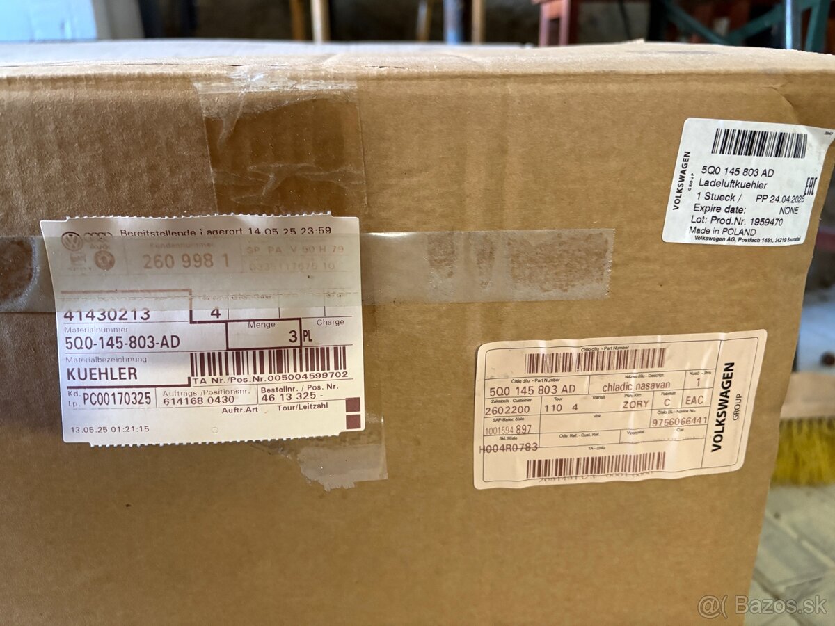 Predám vodný chladič a intercooler na Škoda - 6