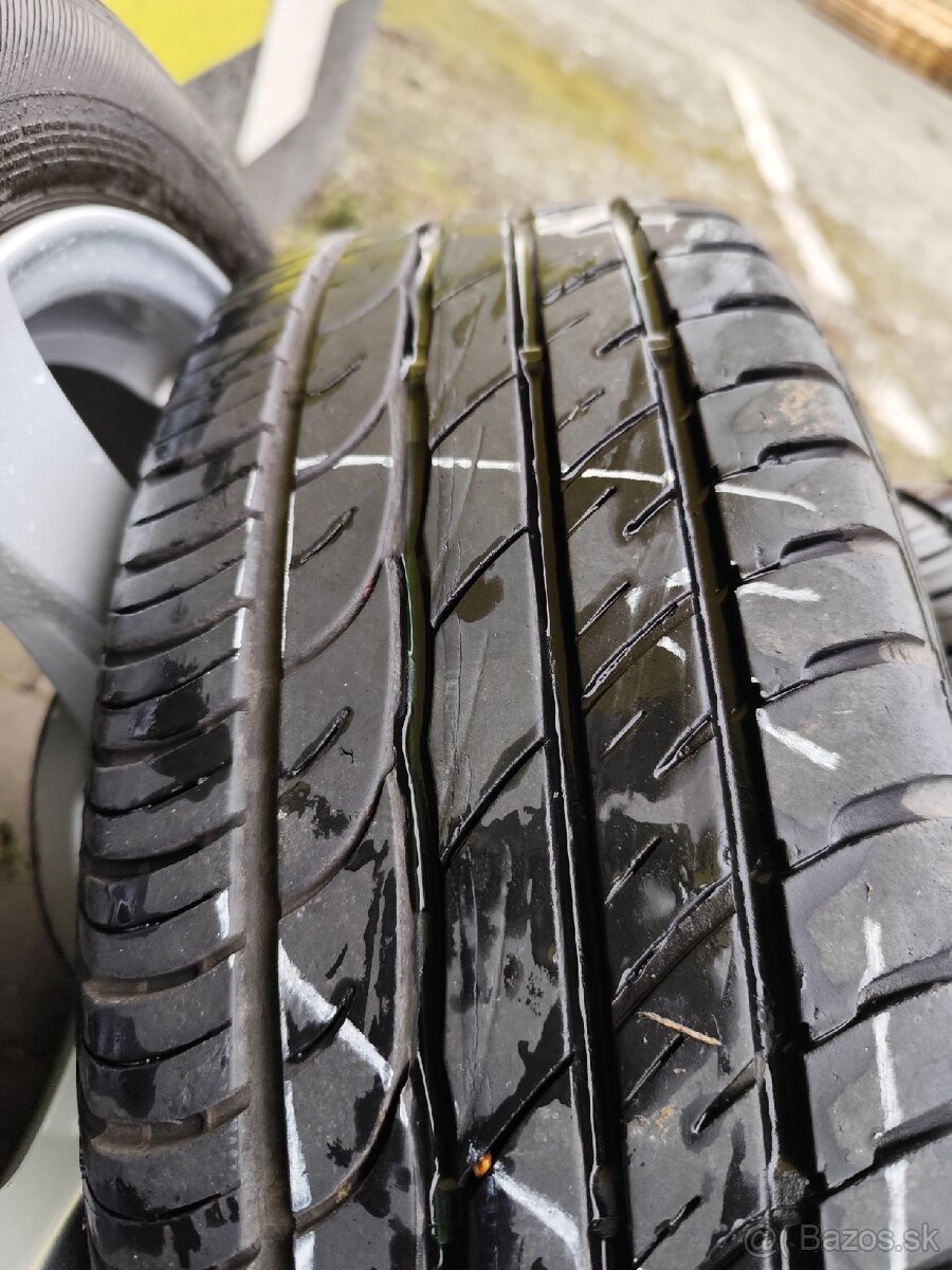 Predám disky Dezent 4x100 R15 +letné pneu. - 6