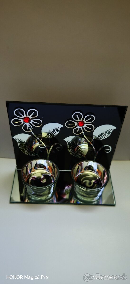 Nový sklenený svietnik. - 6