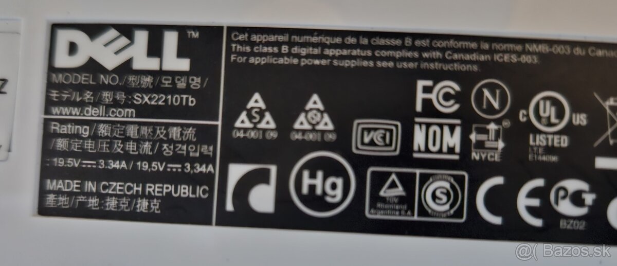 Kvalitní monitor Dell SX2210Tb / Full HD / 22" / dotykový - 6