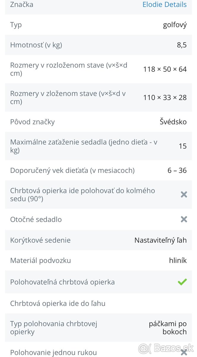 🩶Golfový kočík Elodie Details🩶 - 6