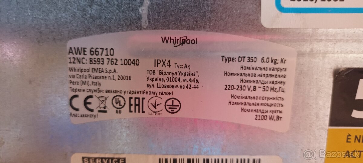 Predam pracku Whirlpool - 6