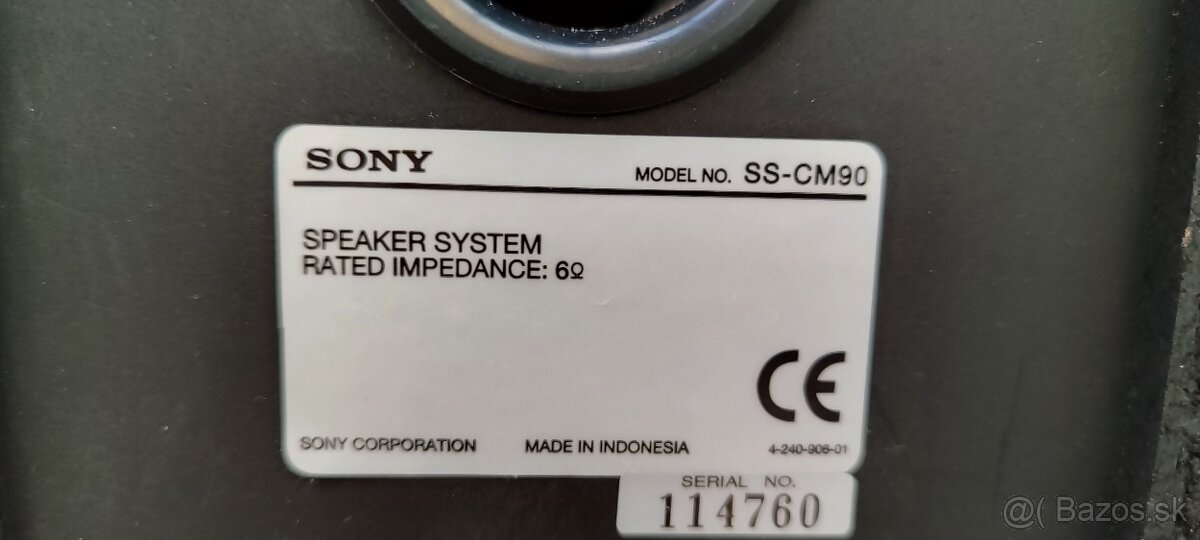Reproduktory Sony - 6