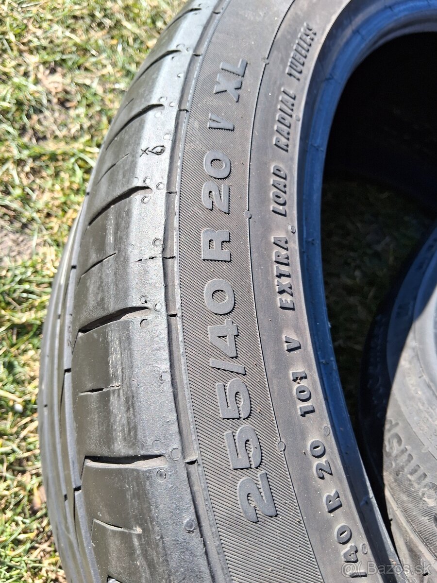 255/40 r19 letne pneumatiky continental - 6