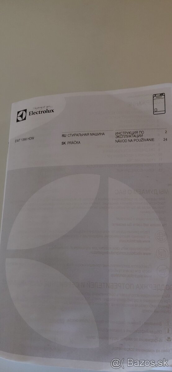 Zhora plnená práčka Electrolux - 6