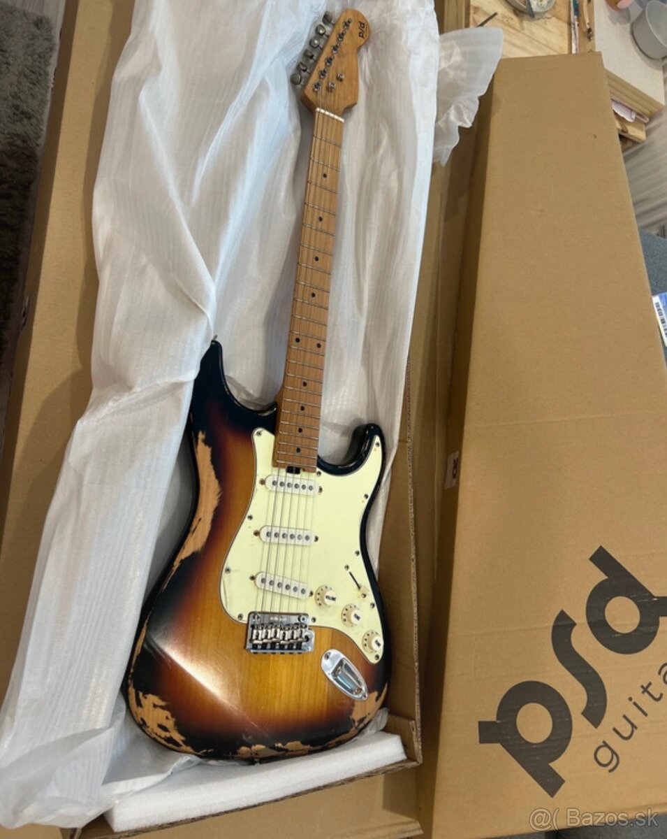Úplne nová Elektrická gitara PSD Guitars STC 300R Sunburst - 6