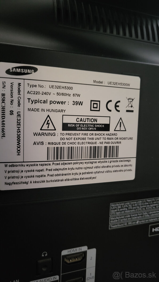 Predam televizor Samsung 32" - 6