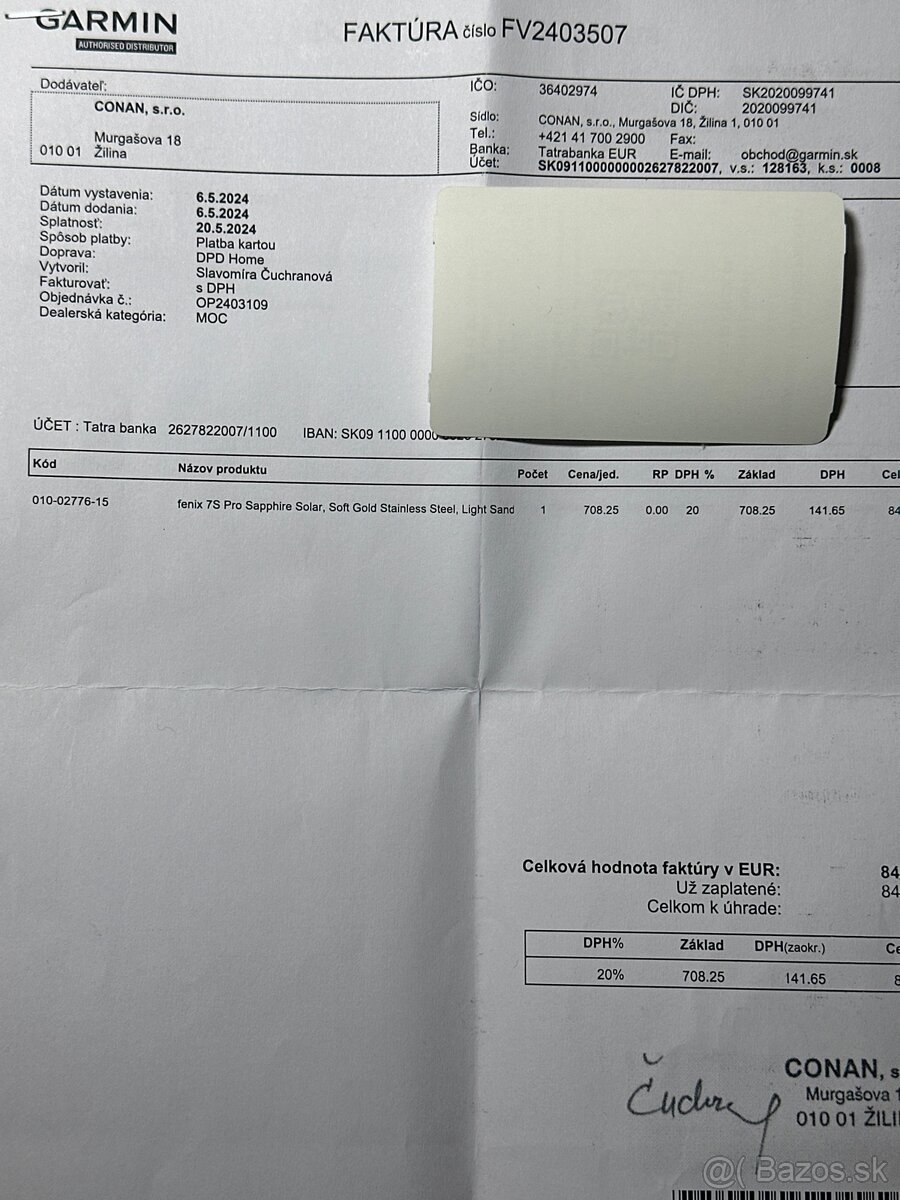 Garmin Fenix 7S Pro/ zaruka do 05/2026 - 6