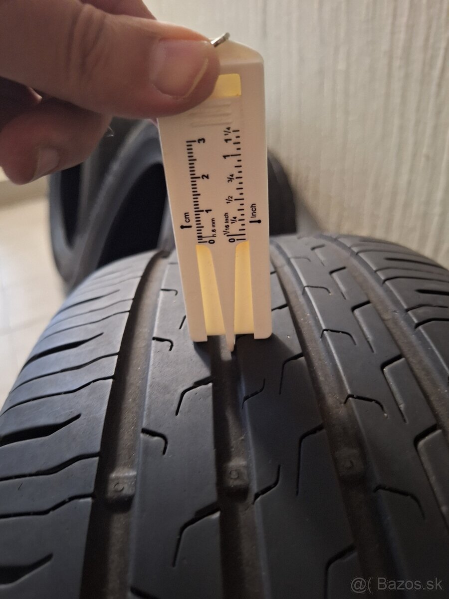 Predám letne pneumatiky 215/55r17 Contimental - 6