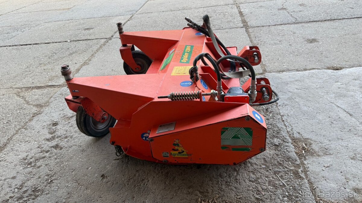 metla AEBI 1200, mulčovač Agrimaster 1300 - 6