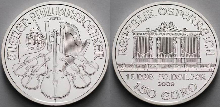 Strieborné mince – od 1 ks. - 6