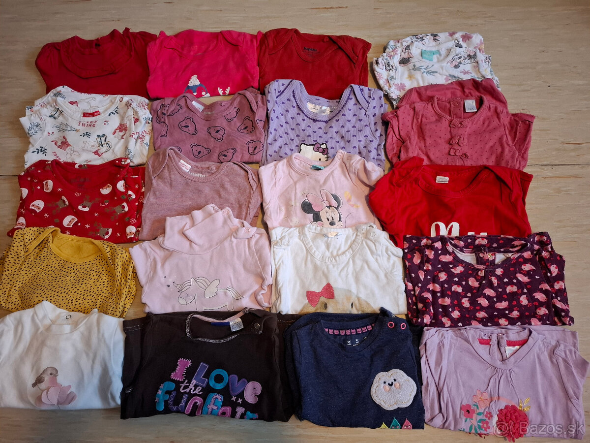 Dievčenské oblečenie 74-80 - 6