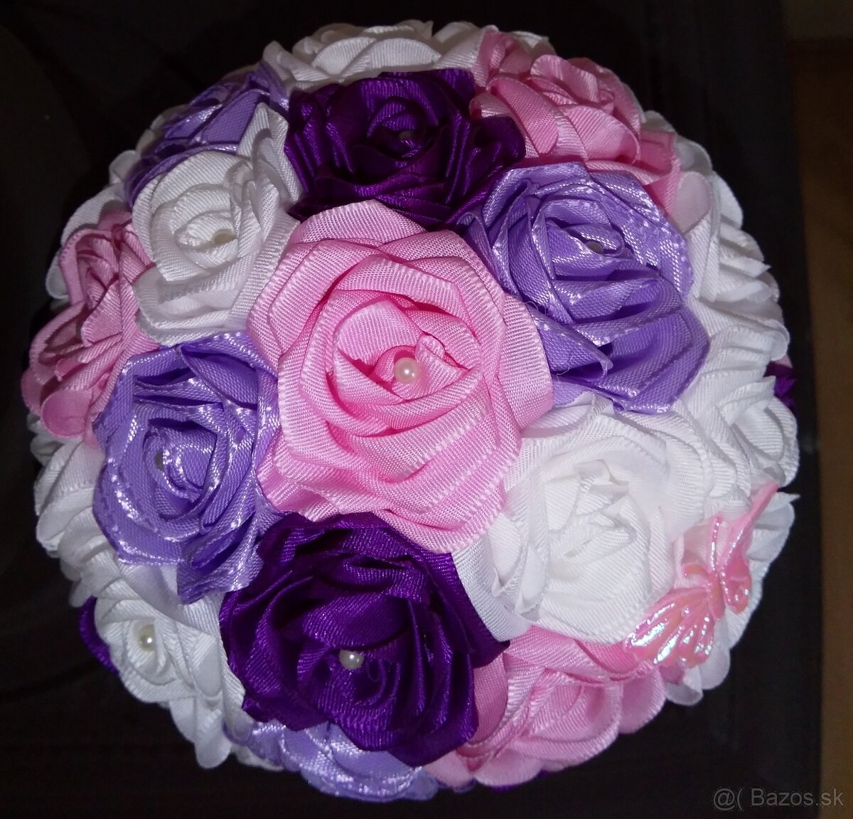 Predám kyticu zo stužiek - 6