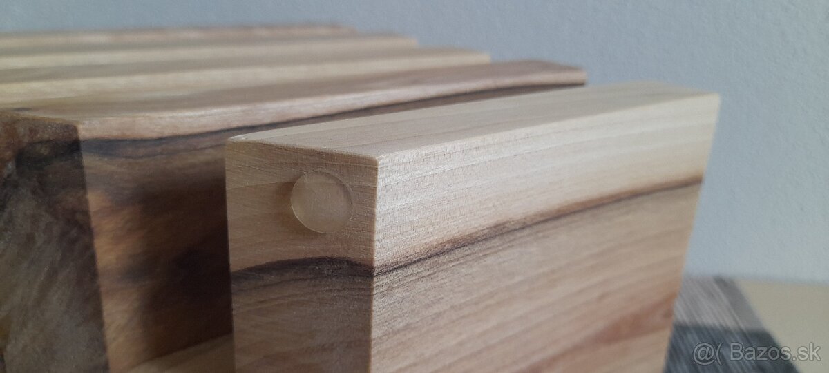 Drevený magnetický stojan na nože - 6