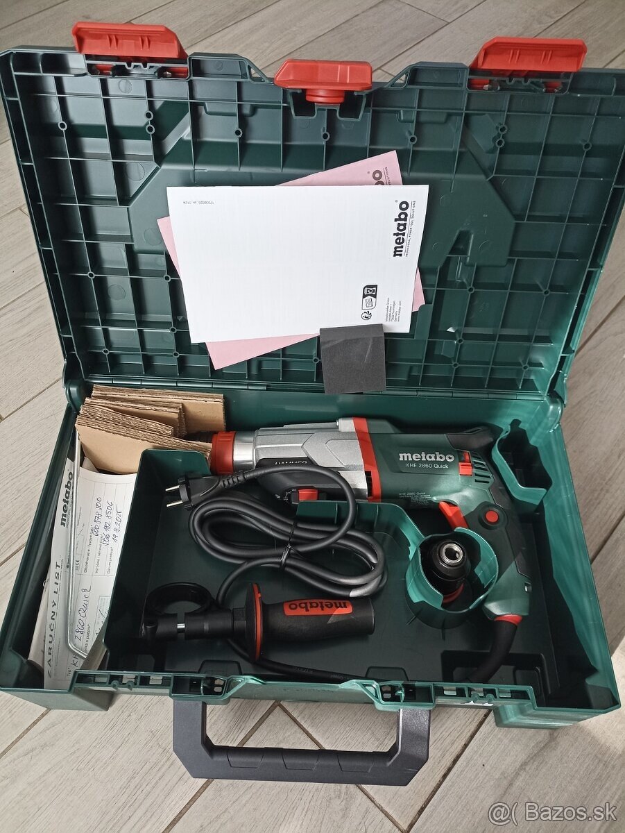Metabo KHE 2860 Quick, platný záručný list - 6