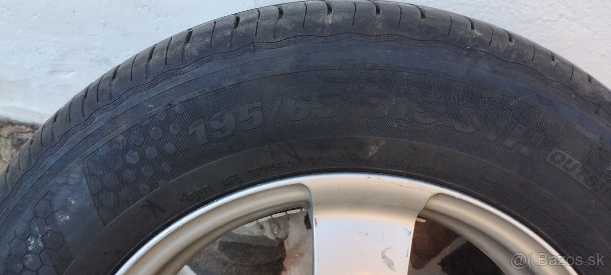 Letné pneumatiky s diskami 5x100 R15 - 6