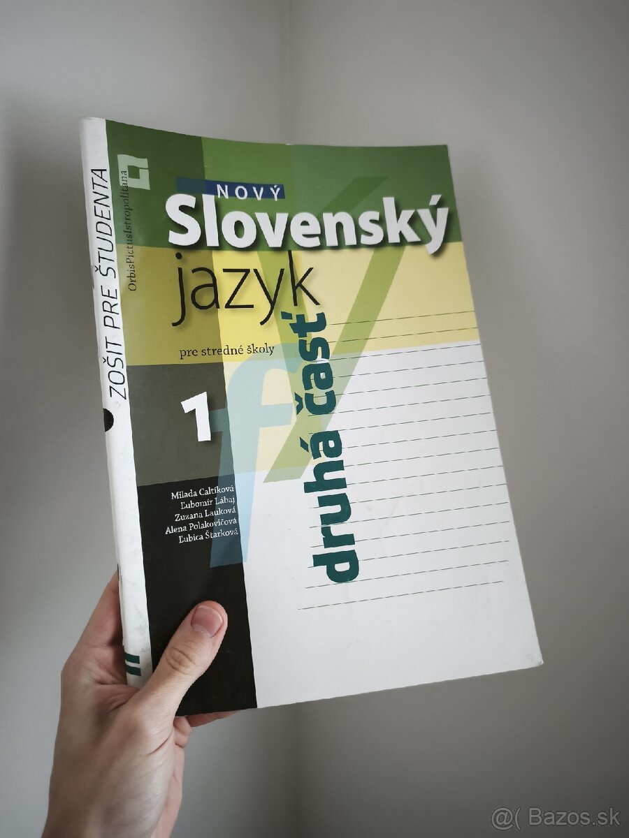 Rôzne učebnice slovenčiny a literatúry pre SŠ - 6