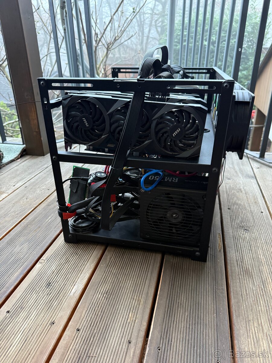 Mining rig 6× NVIDIA GeForce RTX 3060/3070 + SimpleMining OS - 6