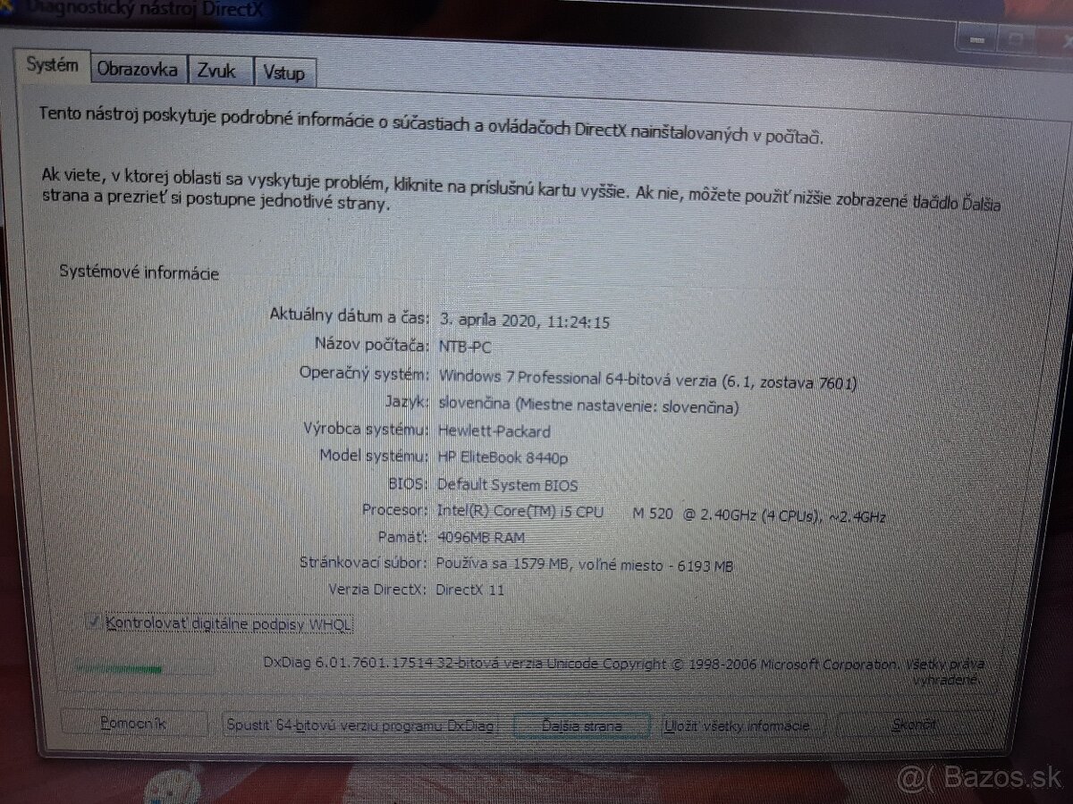 Hp Elitebook 8440p - 6