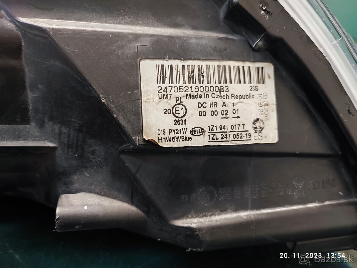 Predné svetlo Octavia 2 Xenon - 6