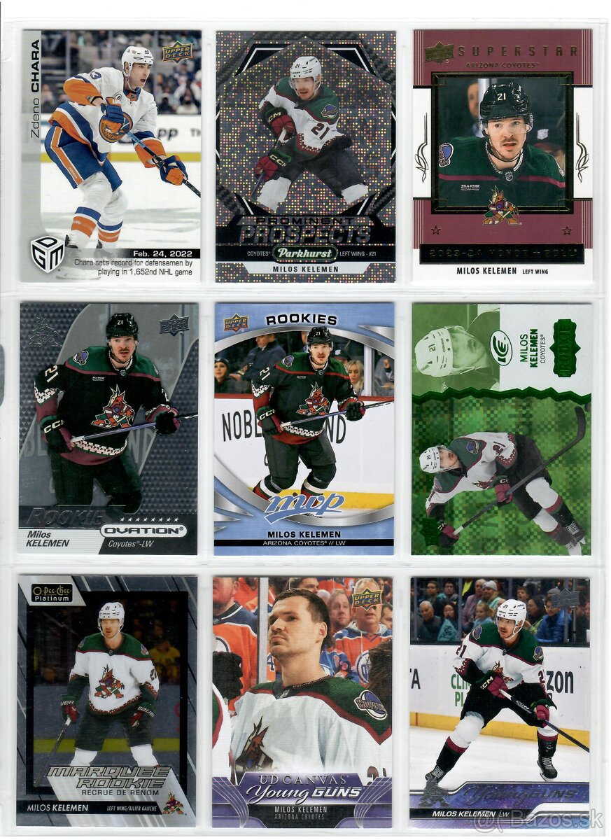 Predam hokejove karticky slovakov v NHL - 6