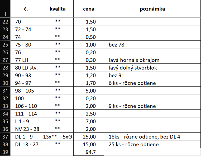Známky - SLOVENSKÝ ŠTÁT - 6