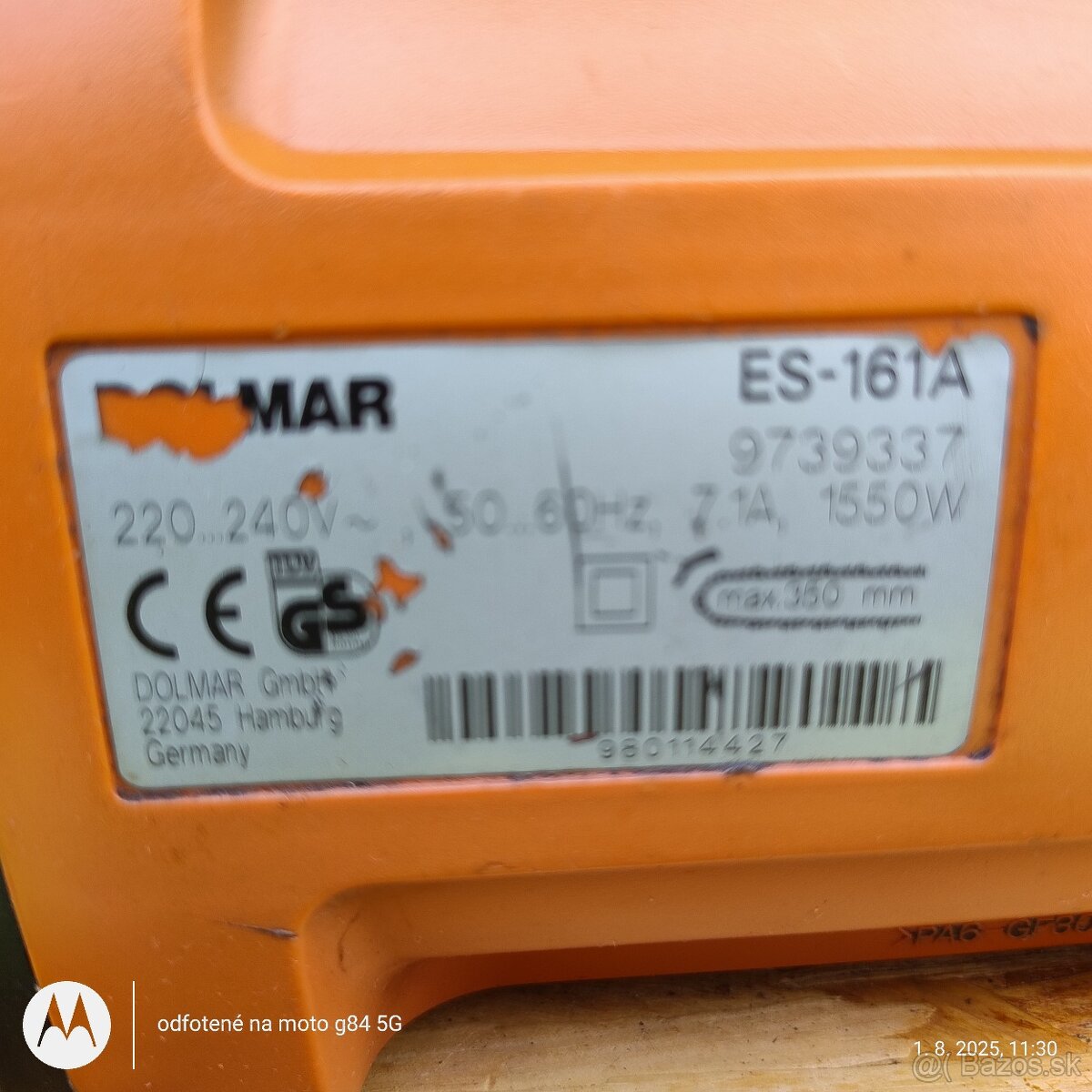 Elektrická píla Dolmar ES-161A - 6