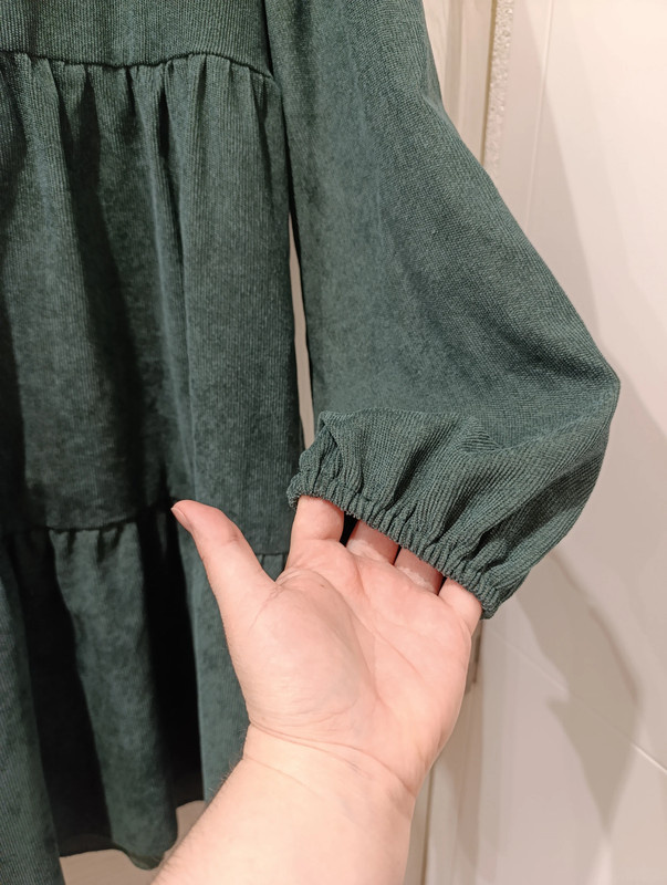 Dámske zelené šaty veľ. L. - 6