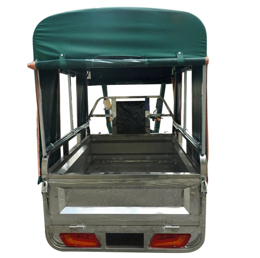 Nákladná elektrická trojkolka - plachta - 6