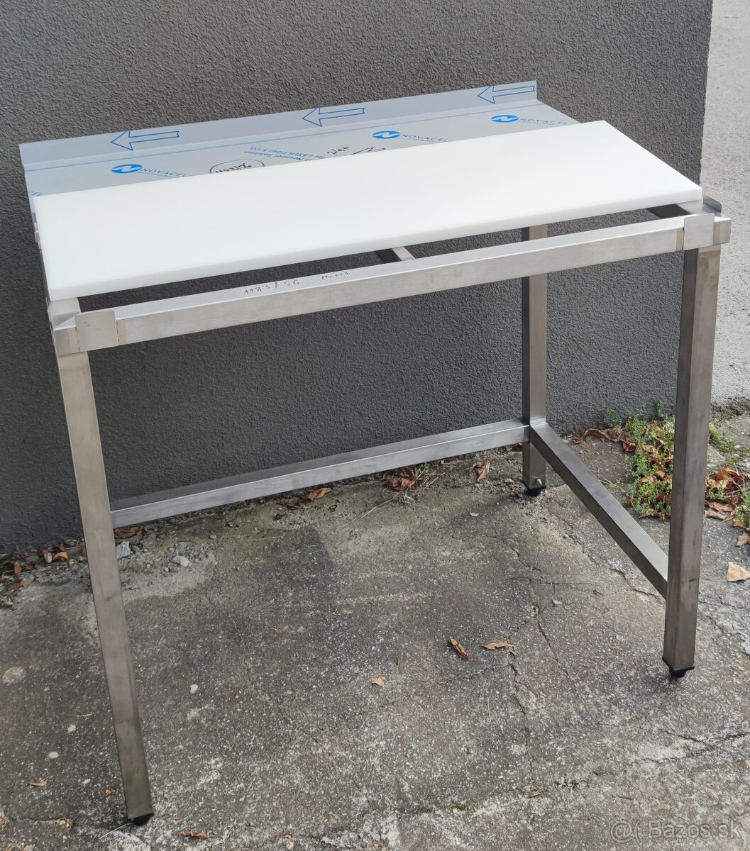 nerezové pracovné stoly, rozrábkové, nerezová oceľ - 6