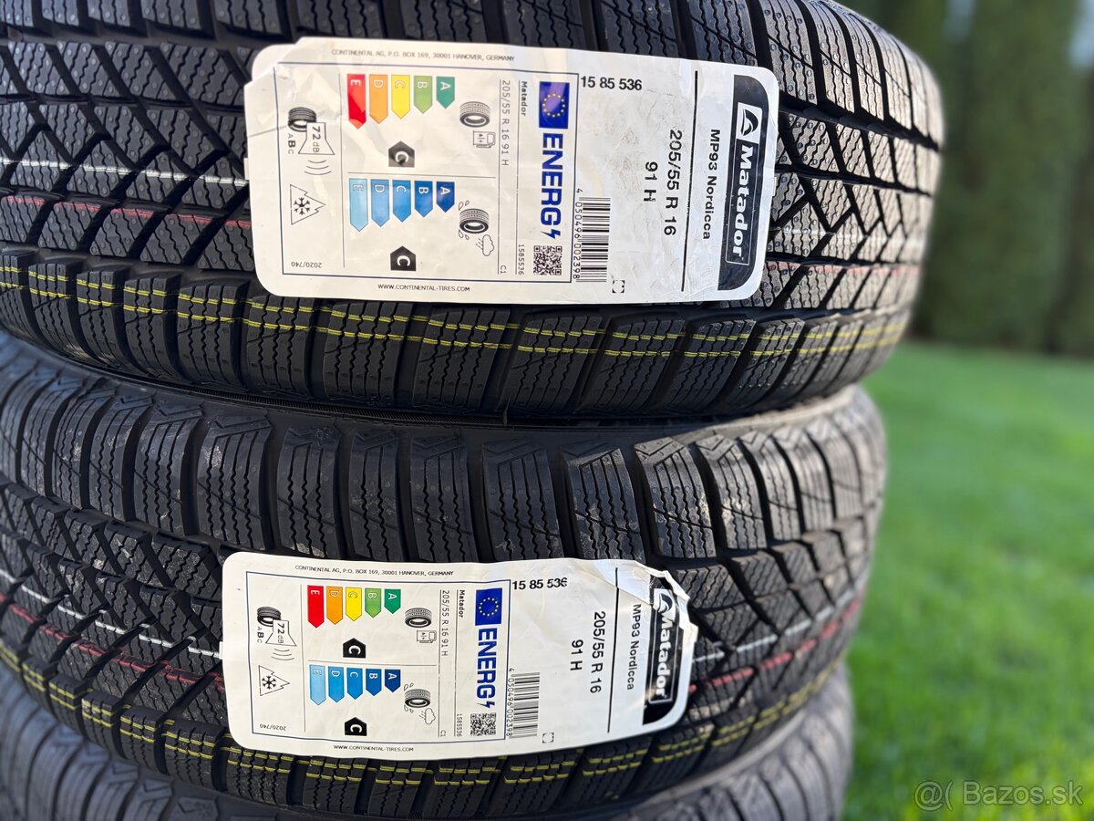 č19 Zimná sada BORBET R16 5x112 MATADOR 205/55 - 6